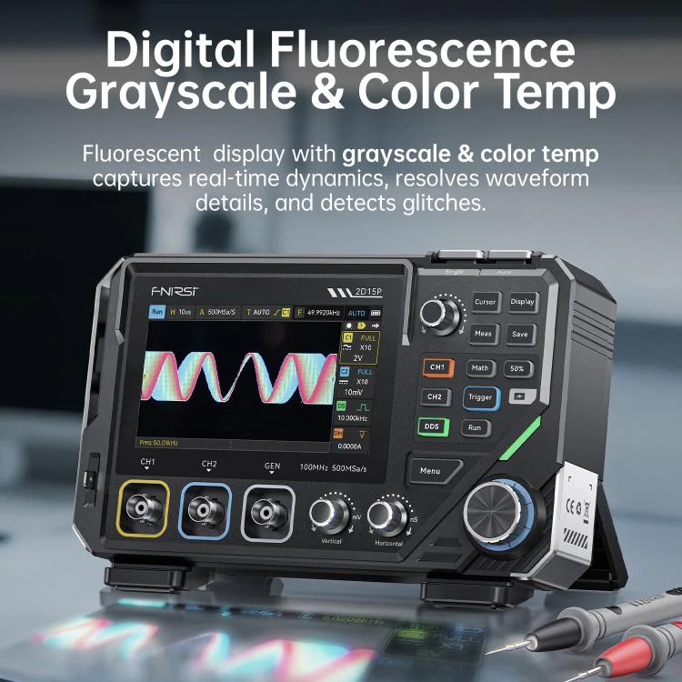 FNIRSI 3 In 1 Digit Digital Oscilloscope 4.5 Multimeter Signal Generator(English) - Image 7