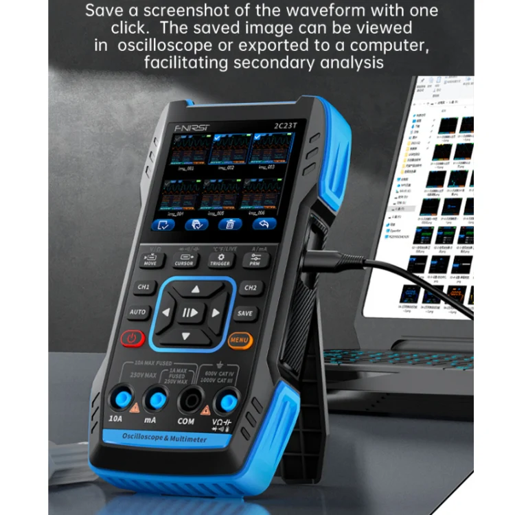 FNIRSI 3 In 1 Handheld Digital Oscilloscope Dual-Channel Multimeter, Specification: Upgrade - Image 7