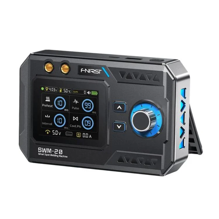 FNIRSI SWM-20 2.4 Inch Color Screen Handheld Dual Pulse Spot Welder With Welding Pen