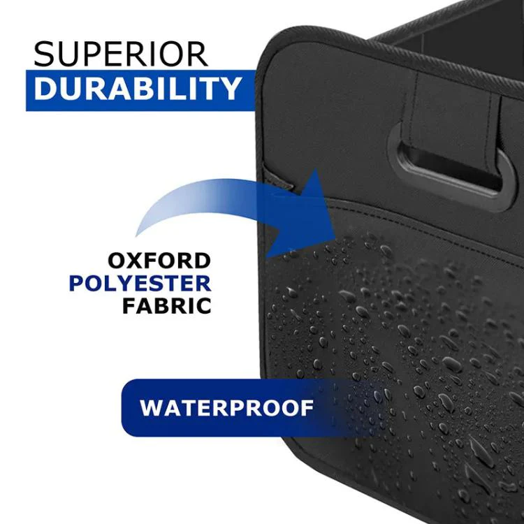 Foldable Oxford Coth Storage Box With Handle For Car Trunk(Green) - Image 4