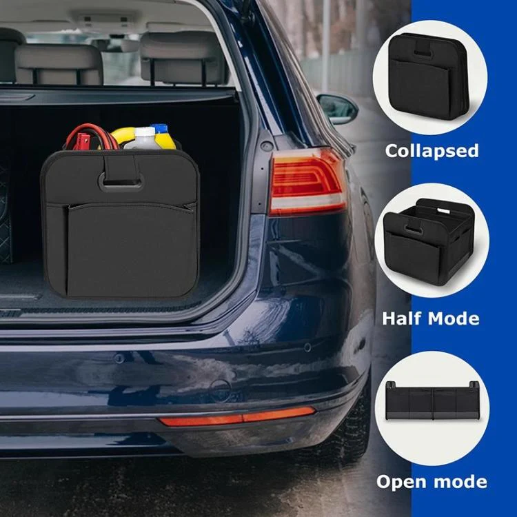 Foldable Oxford Coth Storage Box With Handle For Car Trunk(Green) - Image 7