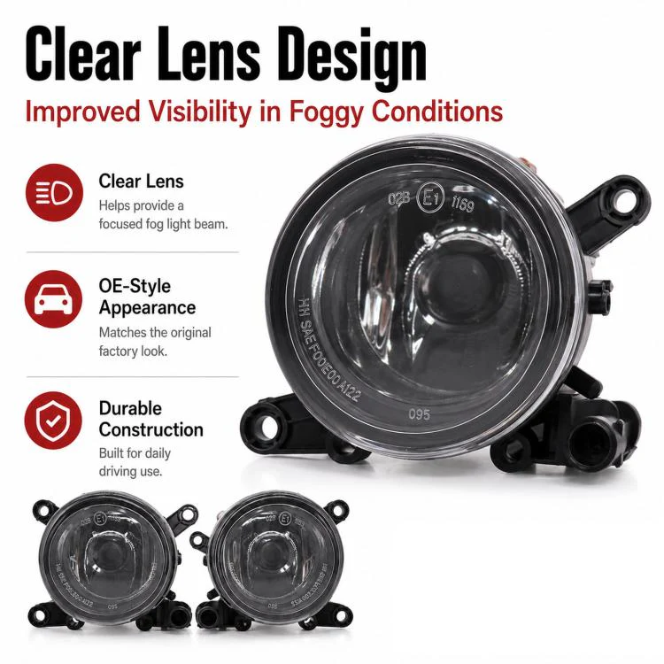 For 2000-2005 Audi A4 / RS4 Fog Lights 8E0941700 / 8E0941699(Right) - Image 4