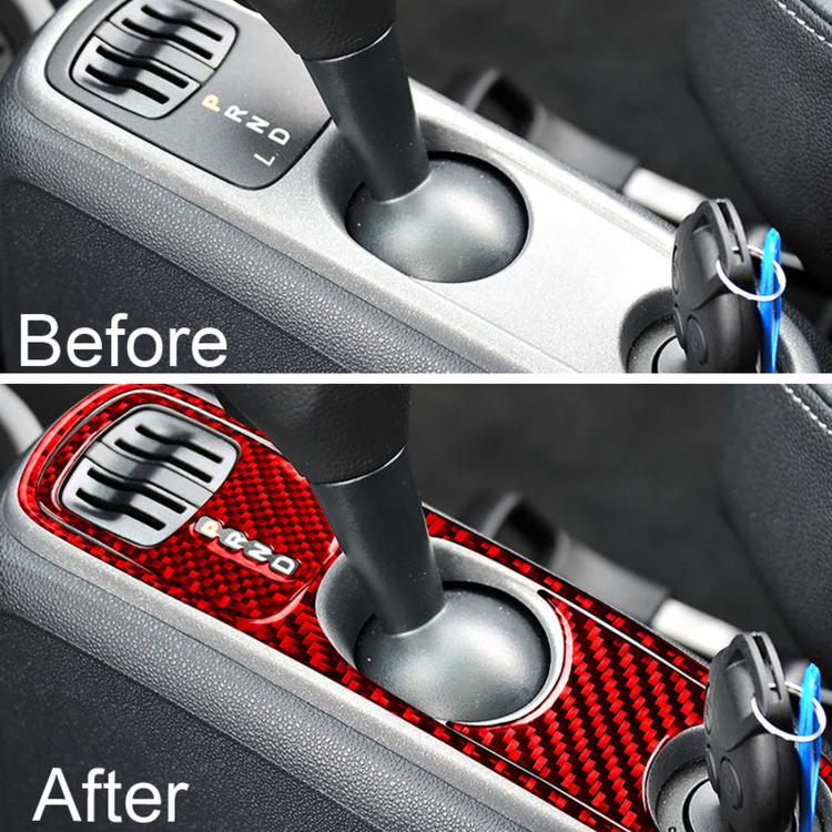 For 2011-2015 Benz Smart Fortwo 3pcs /Set Left-hand Drive Type A Gearshift Sticker(Red) - Image 5