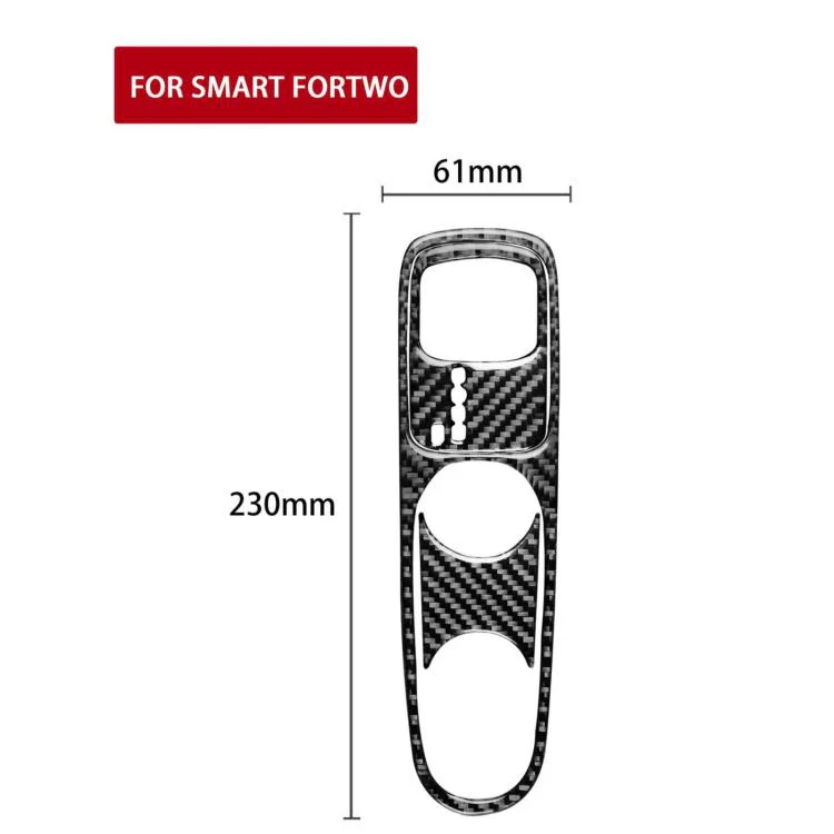 For 2011-2015 Benz Smart Fortwo 3pcs /Set Left-Hand Drive Type B Gearshift Sticker(Red) - Image 3