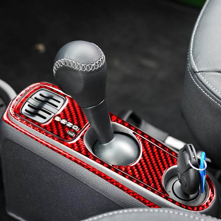 For 2011-2015 Benz Smart Fortwo 4pcs /Set Gearshift + Armrest Sticker Set Type B(Red) - Image 6