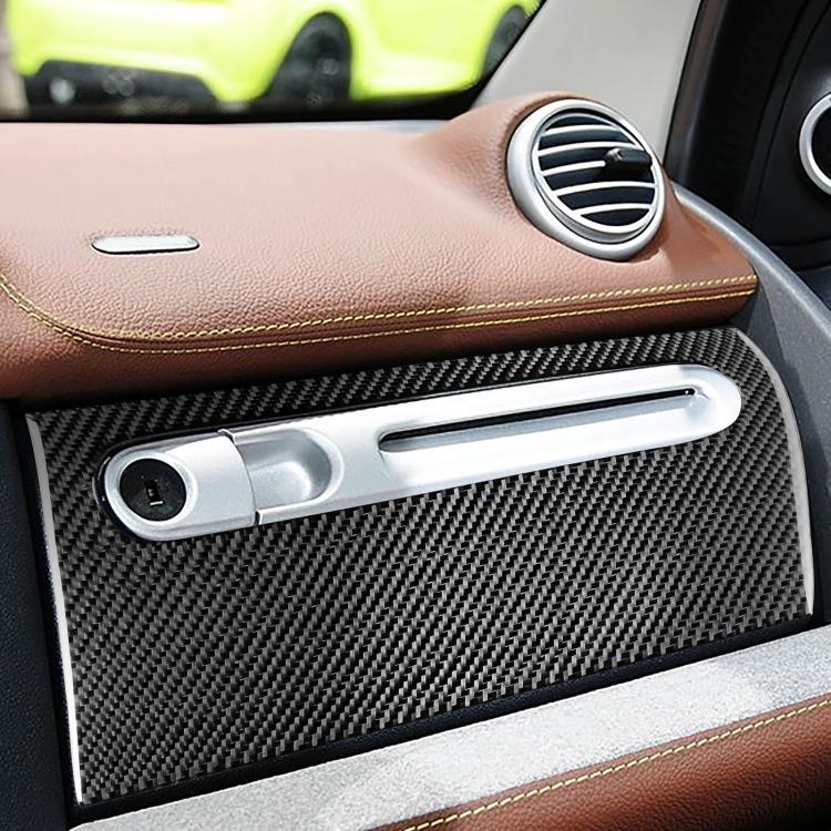 For 2011-2015 Benz Smart Fortwo Left-hand Drive Glove Box Sticker(Black)