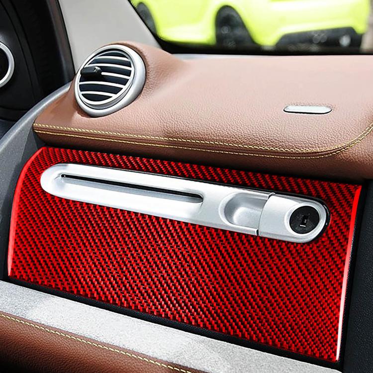 For 2011-2015 Benz Smart Fortwo Right-Hand Drive Glove Box Sticker(Red)
