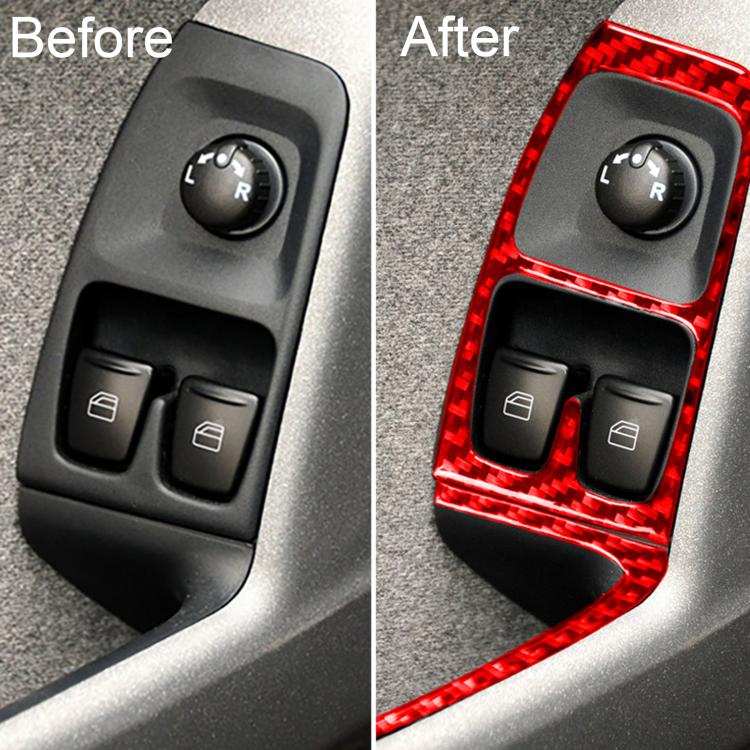 For 2011-2015 Mercedes-Benz Smart Left-Hand Drive 4pcs /Set Type A Door Lift Stickers(Red) - Image 6