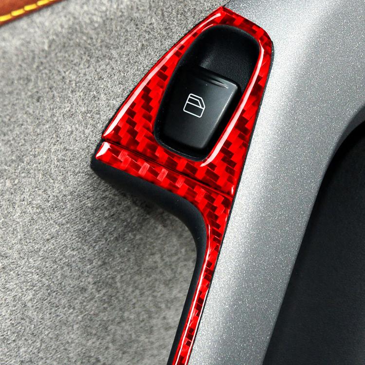 For 2011-2015 Mercedes-Benz Smart Right-hand Drive 4pcs /Set Type A Door Lift Stickers(Red) - Image 6