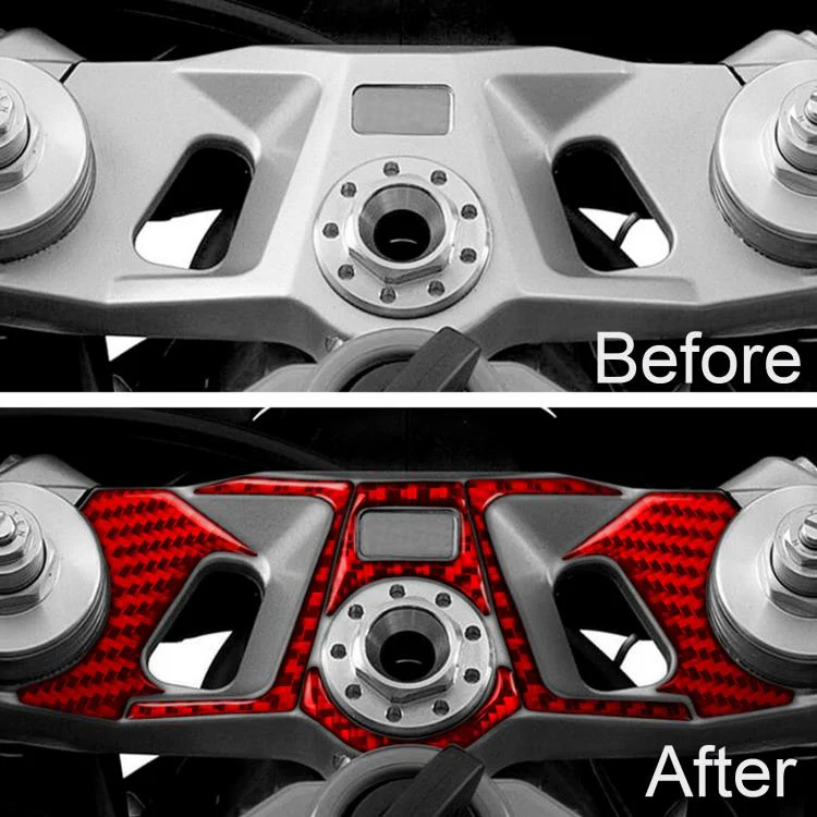 For 2021-2024 Aprilia RS 660 6pcs /Set Car Interior Decoration Sticker(Black) - Image 5