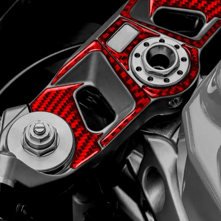 For 2021-2024 Aprilia RS 660 6pcs /Set Car Interior Decoration Sticker(Red)