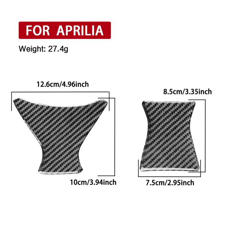 For 2021-2025 Aprilia RS 660 2pcs /Set Type A Center Area Sticker(Black) - Image 3