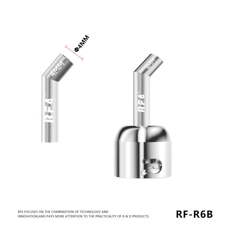 For 861DW / 861Pro Hot Air Gun Rework Station RF4 RF-R6B Angled Air Gun Nozzle Kit Set - Image 3