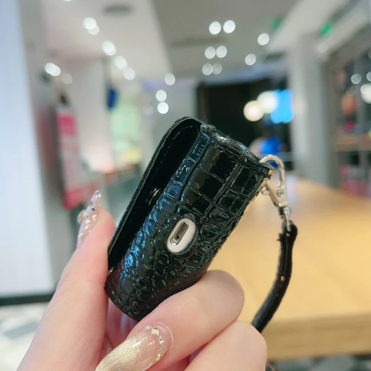 For AirPods 3 Crocodile Texture Earphones Protective Case(Light Yellow) - Image 4