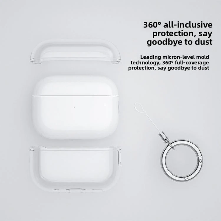 For Airpods Pro 2 Precision-Cut Full-Coverage Shockproof Solid-Color Soft Protective Cover(Green) - Image 3