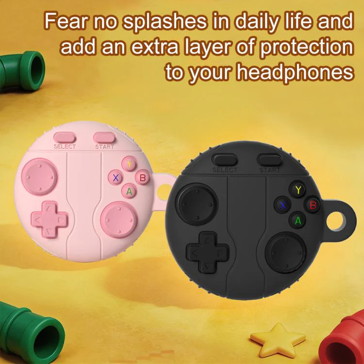 For AirTag 2nd Gen / 1st Gen XDcase Game Console Style Silicone Protective Case with Key Ring(Black) - Image 6