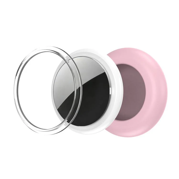 For AirTag 2nd Gen / 1st Gen XDcase Silicone Waterproof Protective Case with Pin(Pink)