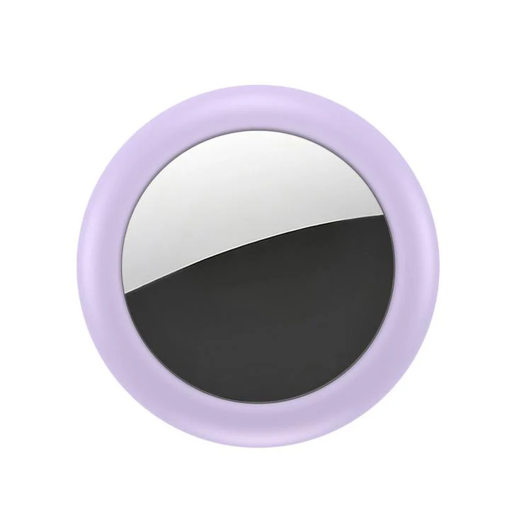 For AirTag 2nd Gen / 1st Gen XDcase Silicone Waterproof Protective Case with Pin(Purple) - Image 2