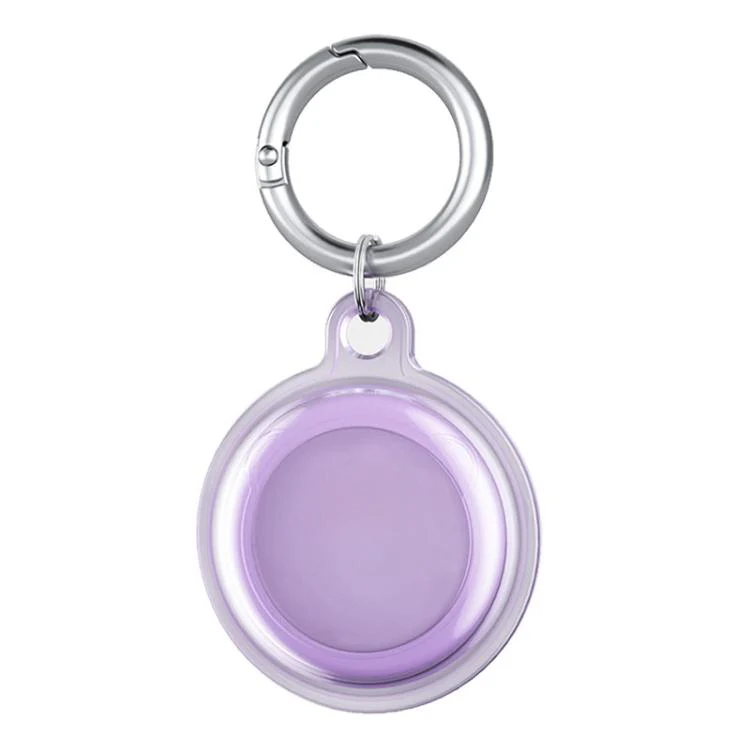 For AirTag 2nd Gen / AirTag 1st Gen Little Bear TPU Protective Cover(Purple)