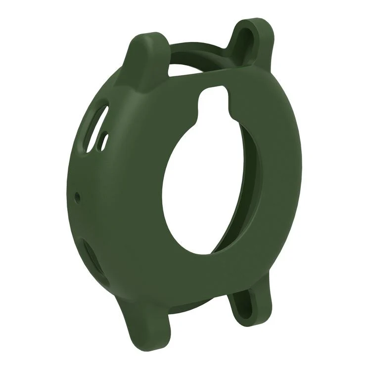 For Amazfit Active Max Silicone Watch Protective Case(Dark Green) - Image 3