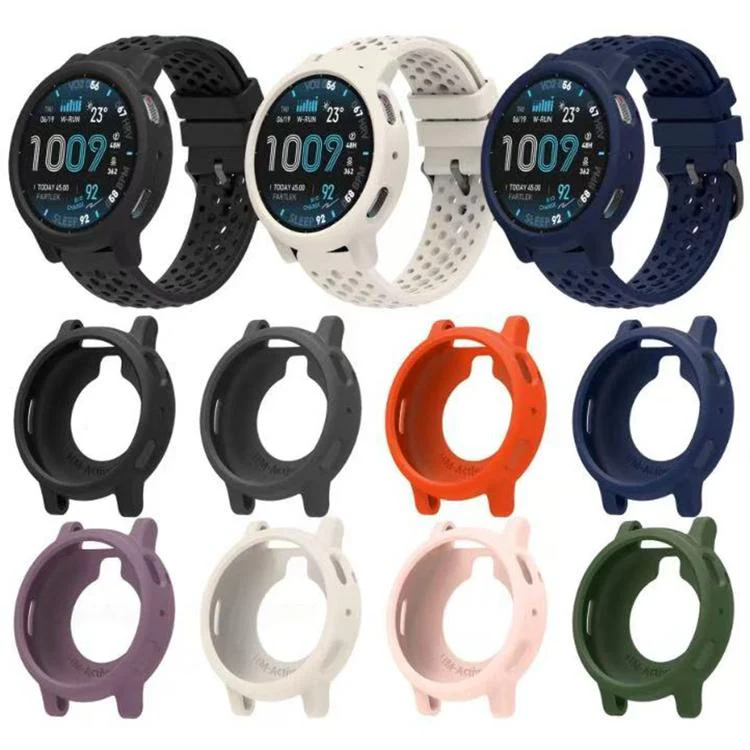 For Amazfit Active Max Silicone Watch Protective Case(Orange) - Image 4