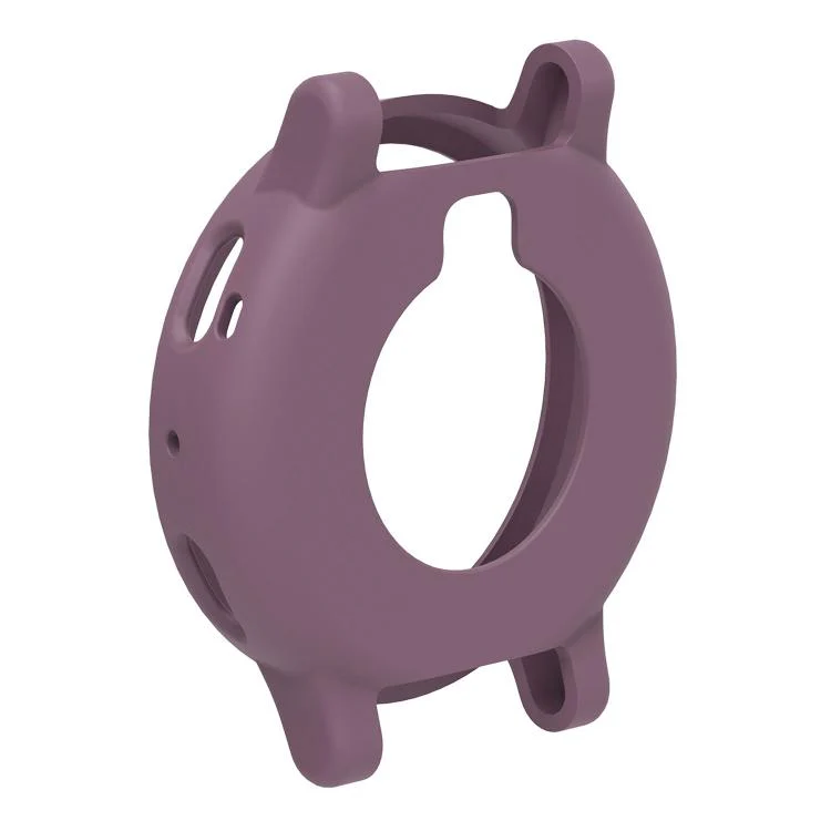 For Amazfit Active Max Silicone Watch Protective Case(Smoky Purple) - Image 3