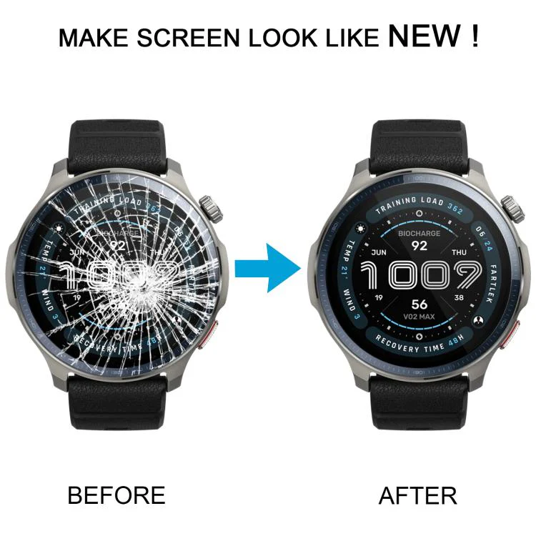 For Amazfit Balance 2 Original Sapphire Material LCD Screen with Digitizer Full Assembly(Black) - Image 7