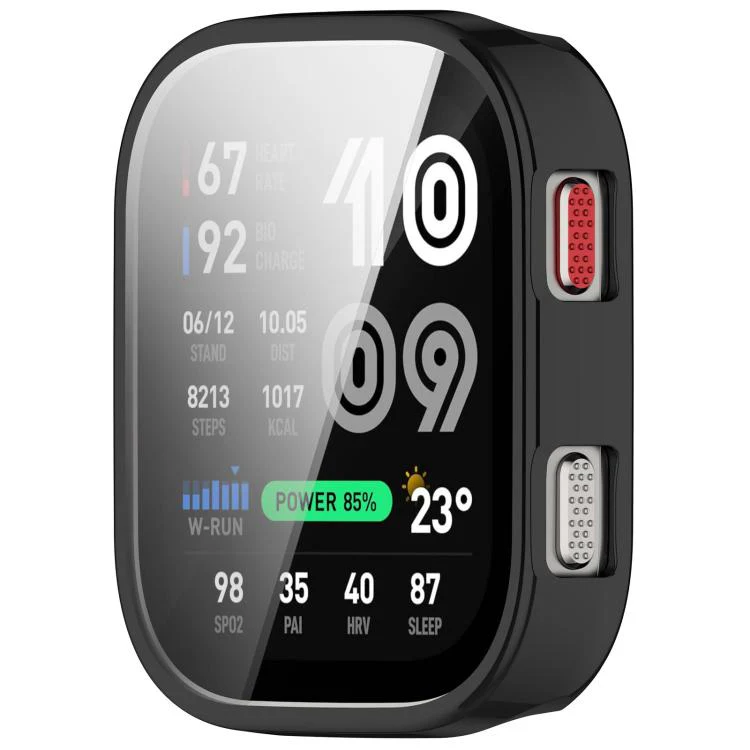 For Amazfit Bip Max Electroplated TPU Full Coverage Watch Protective Case(Black) - Image 2