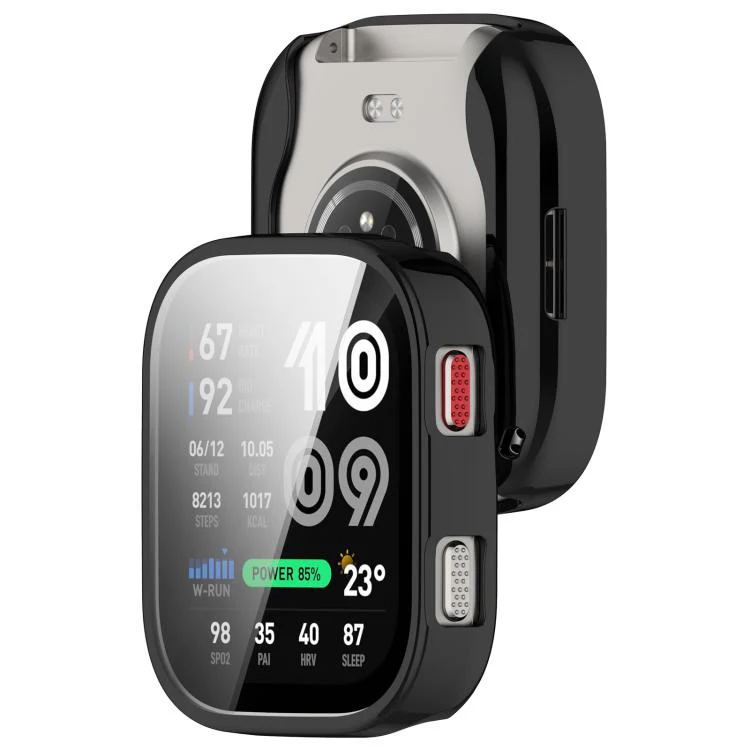 For Amazfit Bip Max Electroplated TPU Full Coverage Watch Protective Case(Black) - Image 3