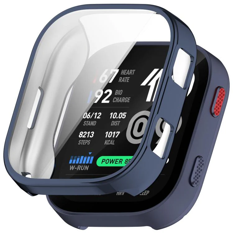 For Amazfit Bip Max Electroplated TPU Full Coverage Watch Protective Case(Blue)