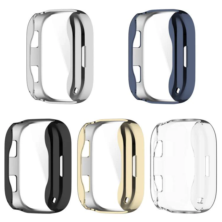 For Amazfit Bip Max Electroplated TPU Full Coverage Watch Protective Case(Blue) - Image 10
