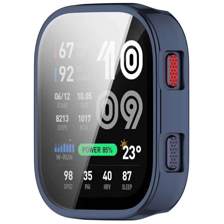 For Amazfit Bip Max Electroplated TPU Full Coverage Watch Protective Case(Blue) - Image 2