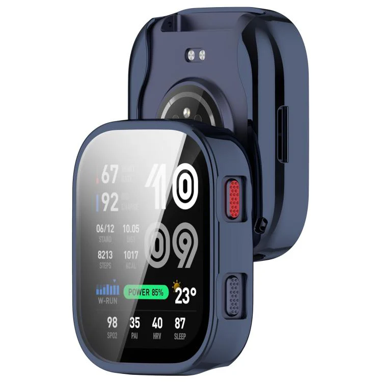 For Amazfit Bip Max Electroplated TPU Full Coverage Watch Protective Case(Blue) - Image 3