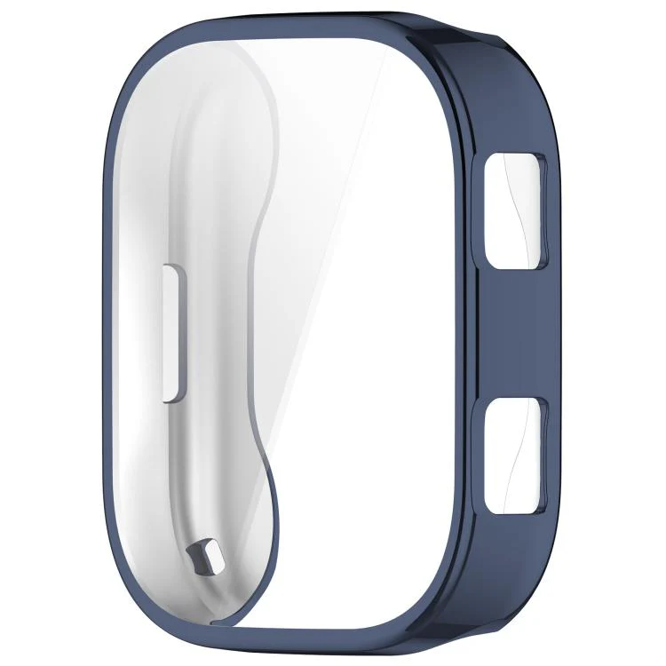 For Amazfit Bip Max Electroplated TPU Full Coverage Watch Protective Case(Blue) - Image 4