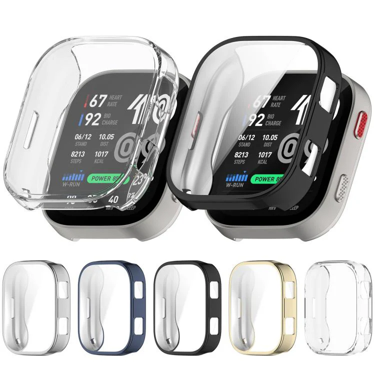 For Amazfit Bip Max Electroplated TPU Full Coverage Watch Protective Case(Light Gold) - Image 7