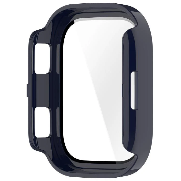 For Amazfit Bip Max Tempered Film Integrated PC Watch Protective Case(Ink Blue) - Image 4