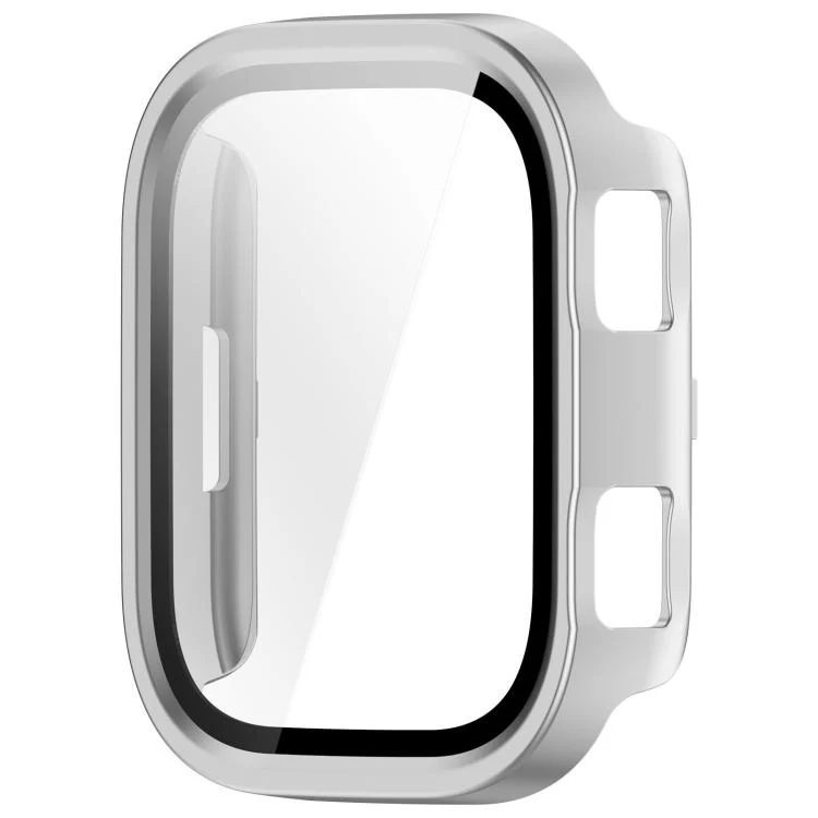 For Amazfit Bip Max Tempered Film Integrated PC Watch Protective Case(Matte Silver) - Image 3