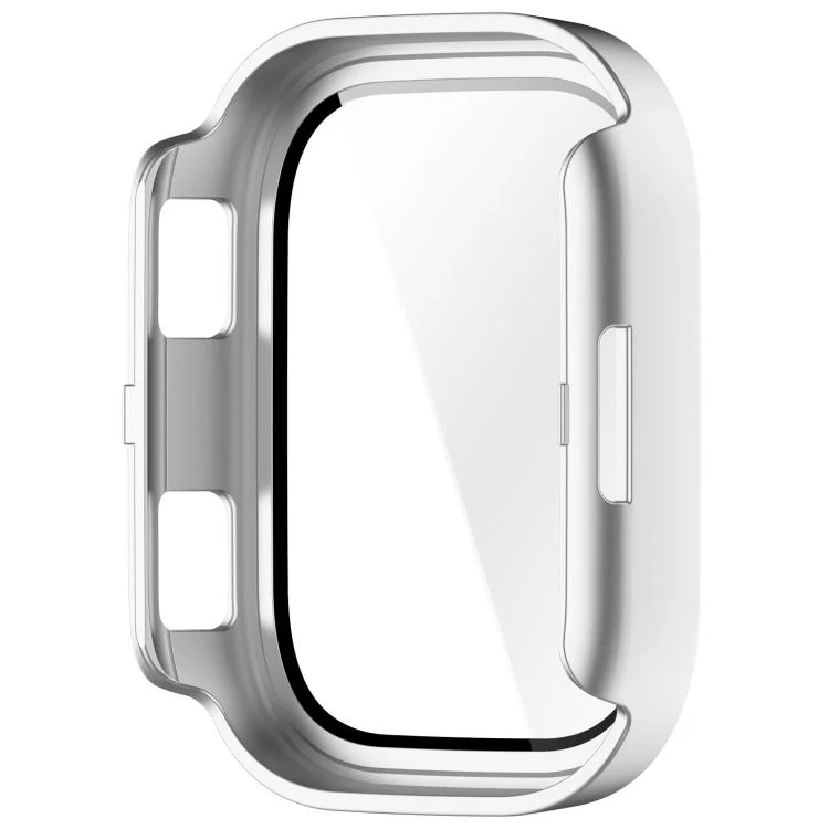 For Amazfit Bip Max Tempered Film Integrated PC Watch Protective Case(Matte Silver) - Image 4