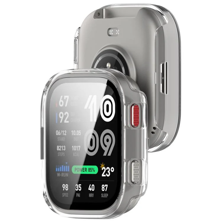For Amazfit Bip Max Tempered Film Integrated PC Watch Protective Case(Transparent) - Image 5