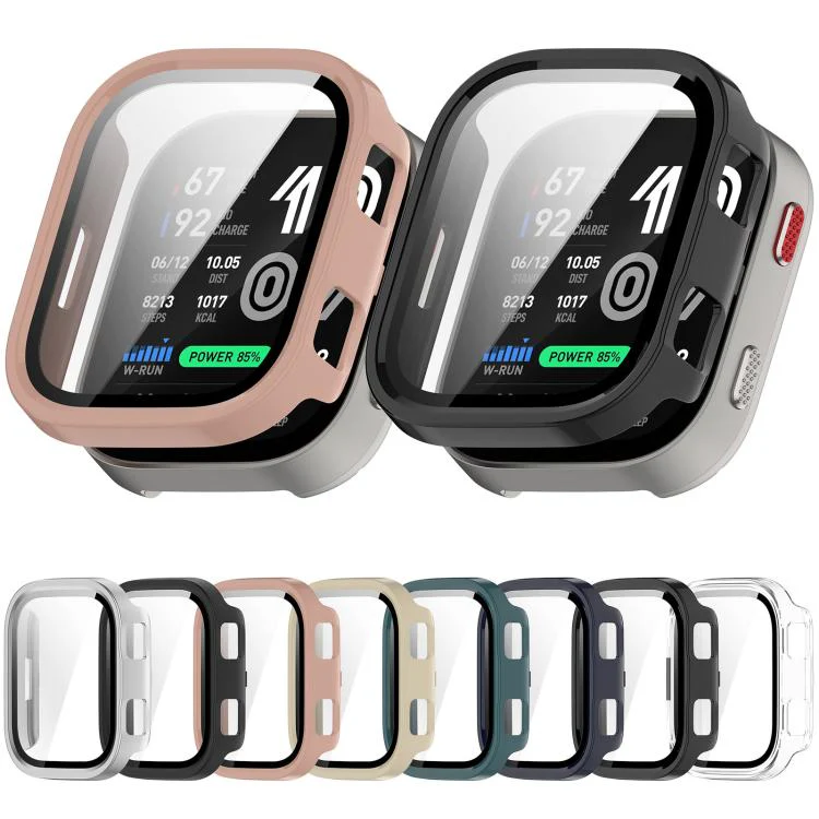 For Amazfit Bip Max xDfind Film Integrated PC Watch Protective Case(Ink Blue) - Image 8