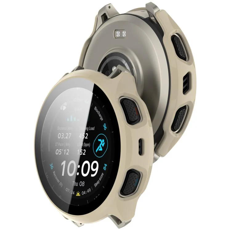 For Amazfit Cheetah 2 Pro / Cheetah 2 Ultra Tempered Film Integrated PC Watch Protective Case(Ivory White) - Image 3