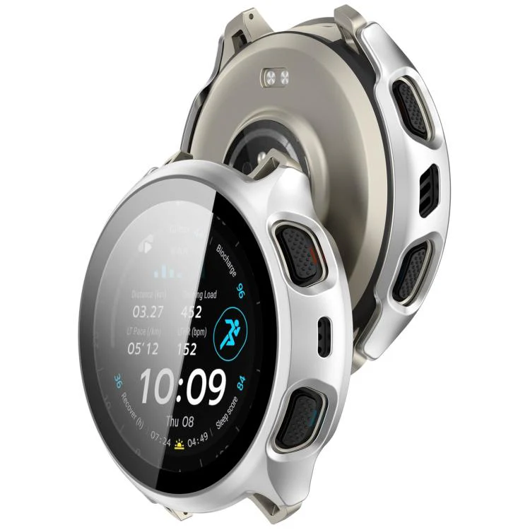 For Amazfit Cheetah 2 Pro / Cheetah 2 Ultra Tempered Film Integrated PC Watch Protective Case(Matte Silver) - Image 3
