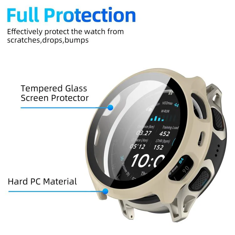 For Amazfit Cheetah 2 Pro / Cheetah 2 Ultra xDfind Film Integrated PC Watch Protective Case(Ivory White) - Image 3