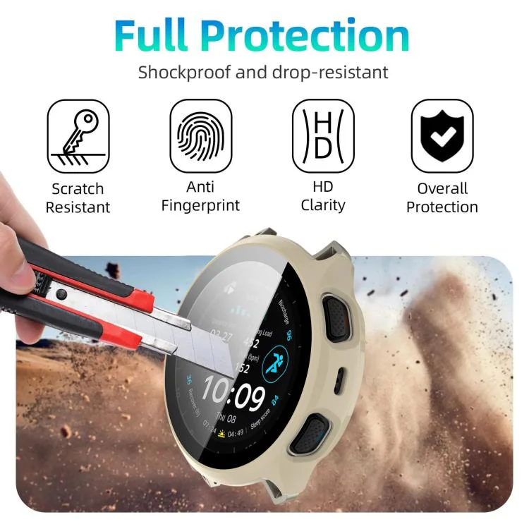For Amazfit Cheetah 2 Pro / Cheetah 2 Ultra xDfind Film Integrated PC Watch Protective Case(Ivory White) - Image 4