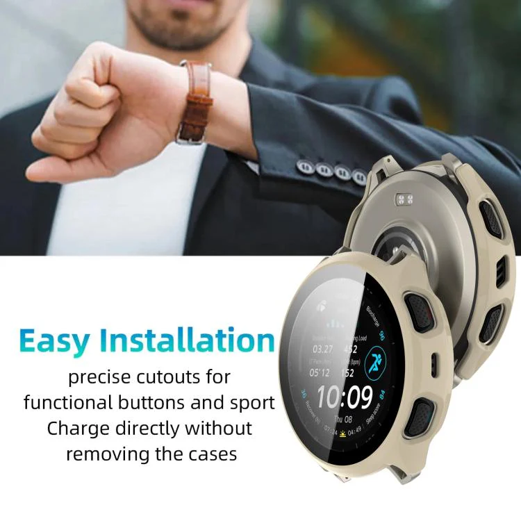 For Amazfit Cheetah 2 Pro / Cheetah 2 Ultra xDfind Film Integrated PC Watch Protective Case(Ivory White) - Image 5