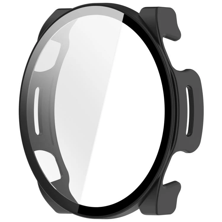 For Amazfit Cheetah 2 Ultra Tempered Glass Film Integrated PC Watch Protective Case(Brushed Black) - Image 4