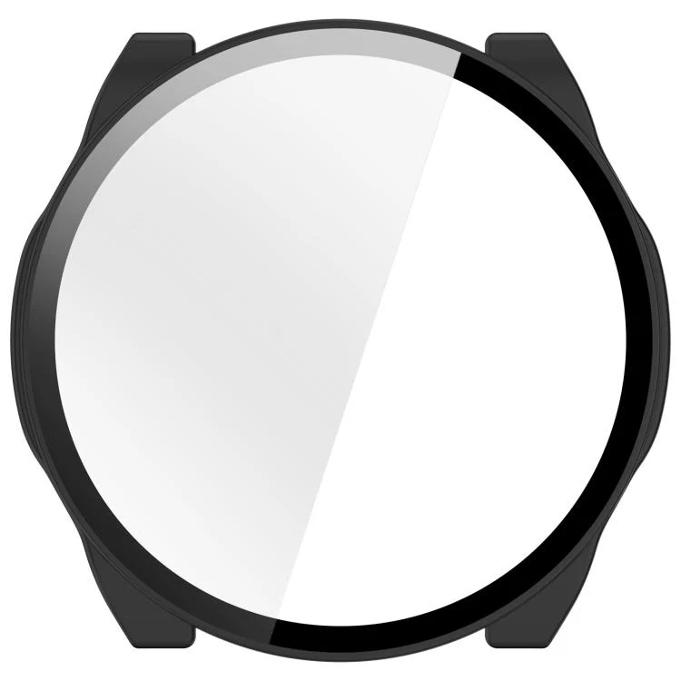 For Amazfit Cheetah 2 Ultra Tempered Glass Film Integrated PC Watch Protective Case(Brushed Black) - Image 6