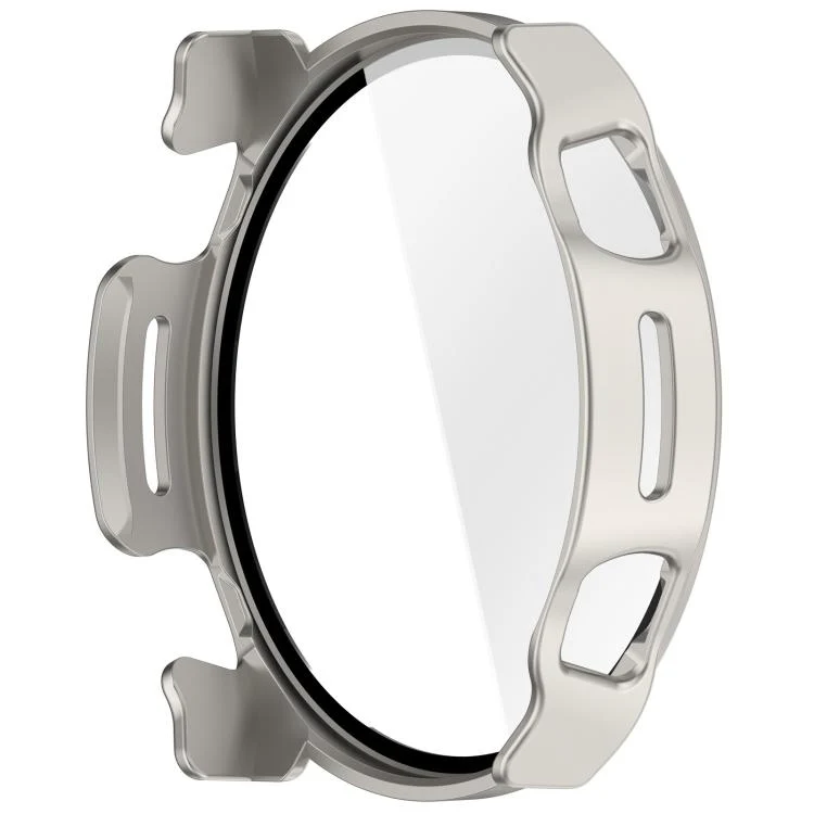 For Amazfit Cheetah 2 Ultra Tempered Glass Film Integrated PC Watch Protective Case(Brushed Titanium) - Image 5