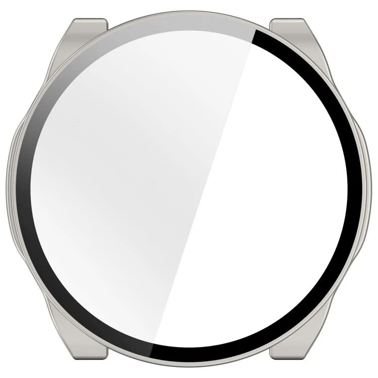 For Amazfit Cheetah 2 Ultra Tempered Glass Film Integrated PC Watch Protective Case(Brushed Titanium) - Image 6