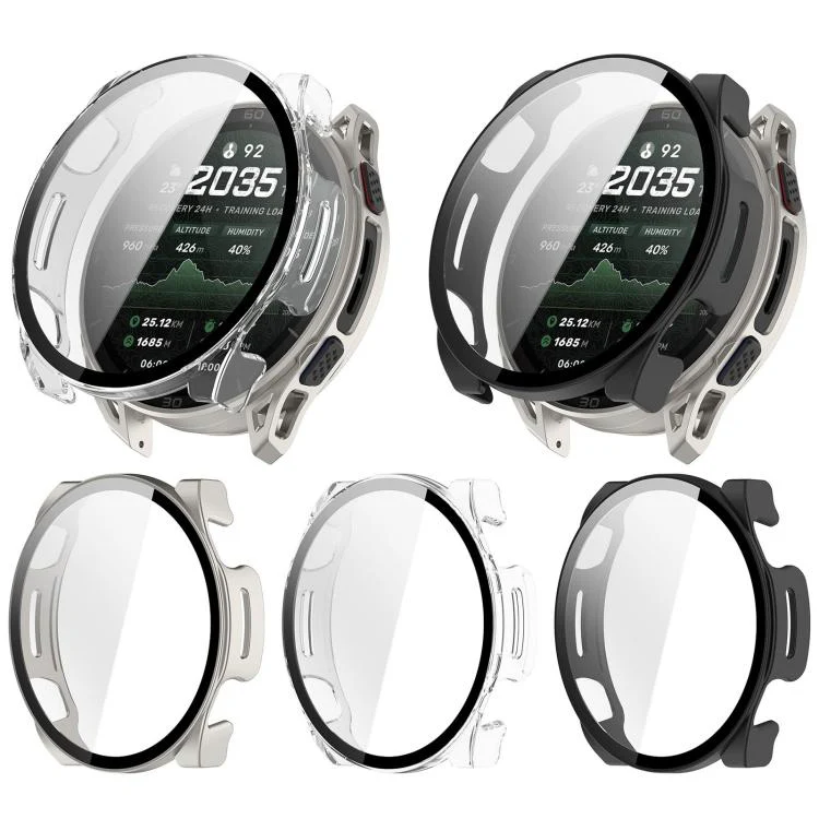 For Amazfit Cheetah 2 Ultra Tempered Glass Film Integrated PC Watch Protective Case(Transparent) - Image 7